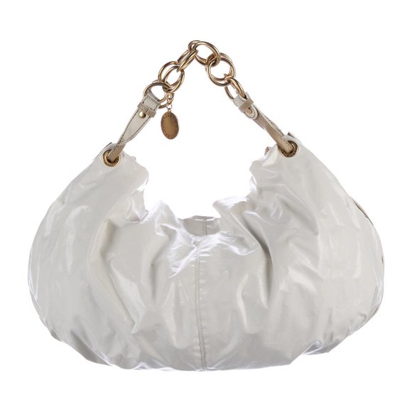 Stella McCartney Handbags - 💕HP 🍾 FIRM EUC RARE Stella McCartney Very Large White Vegan Hobo Bag